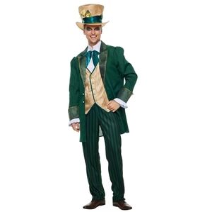 Eraspooky Alice In Wonderland Costume Men Mad Hatter Costume